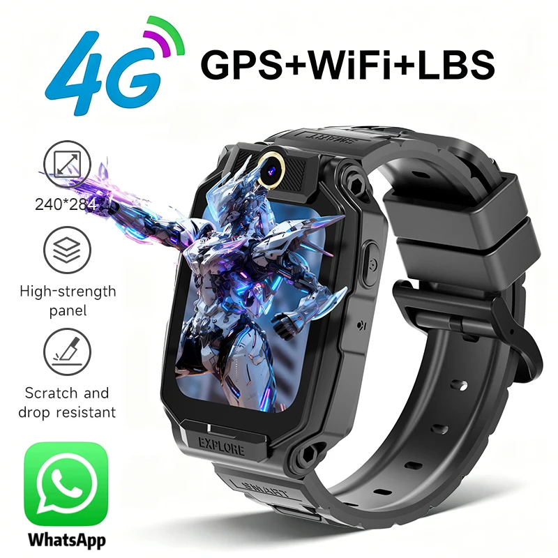 Smartwatch Watches For Kids With Gps - 4G 키즈 스마트폰 시계 GPS WIFI