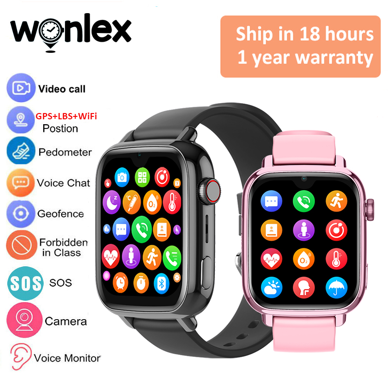 Smartwatch Watches For Kids With Gps - Wonlex KT34 어린이용 스마트 시계 4G