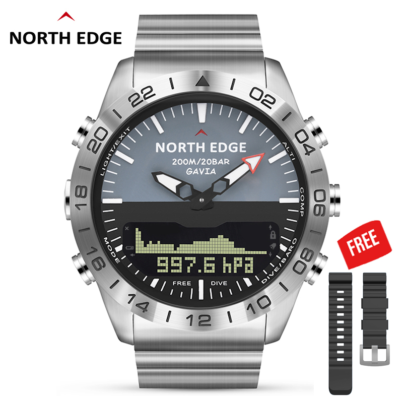 Altimeter Compass Watch - 남자 다이브 스포츠 디지털 시계 남자