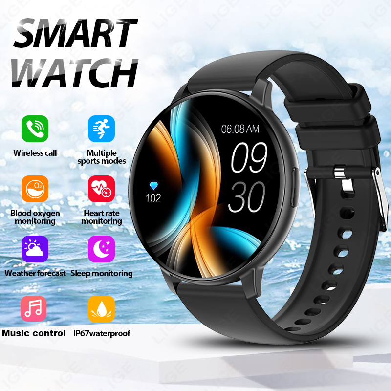 LIGE 신제품 1.43인치 블루투스 통화 기능 패션  - Watches Ladies Smartwatch 리뷰 및 가격