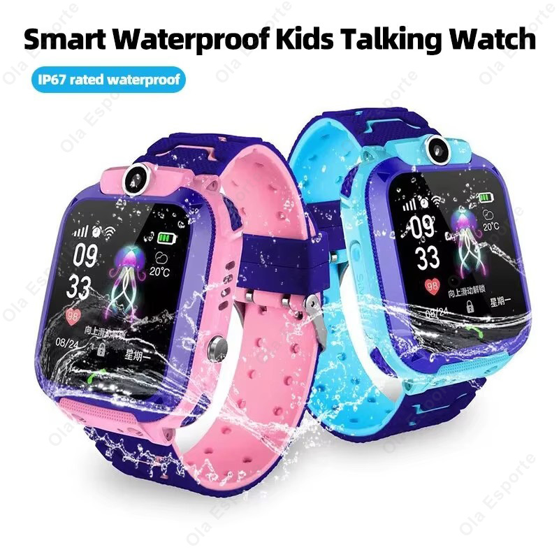 Q12 어린이 스마트 2G 통화 전화 시계 방수 어머니 - Smartwatch Digital Watches For Kid Girl 리뷰 및 가격