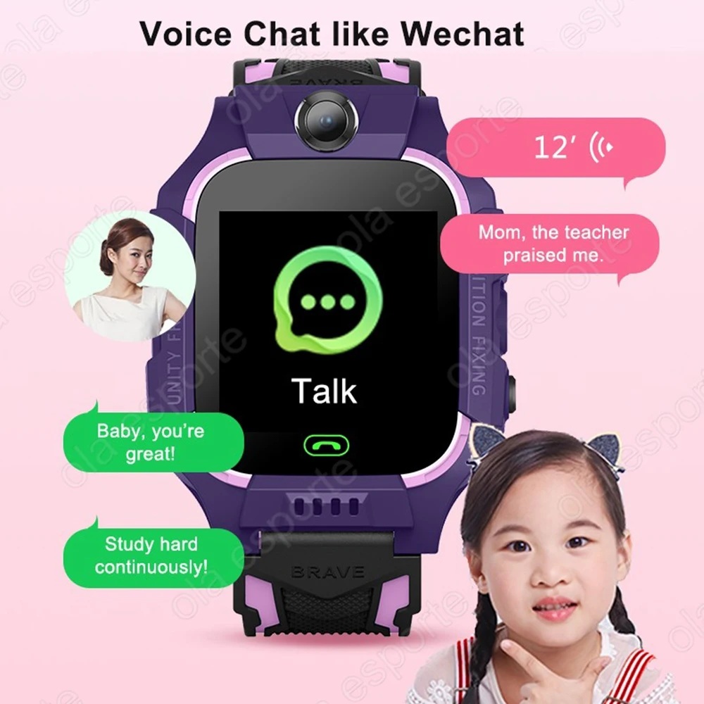 Q12 어린이 스마트 2G 통화 전화 시계 방수 어머니 - Smartwatch Digital Watches For Kid Girl 리뷰 및 가격