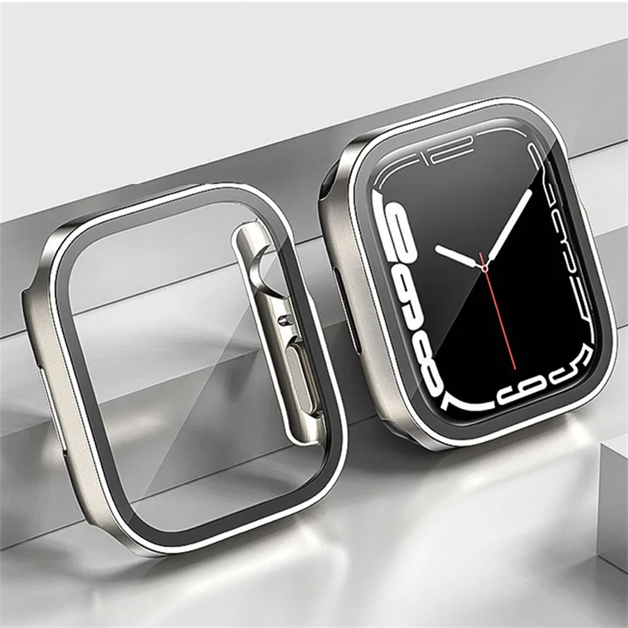 Apple Watch 케이스 시리즈 용 유리 + 커버  - Smartwatch Watches Price 리뷰 및 가격