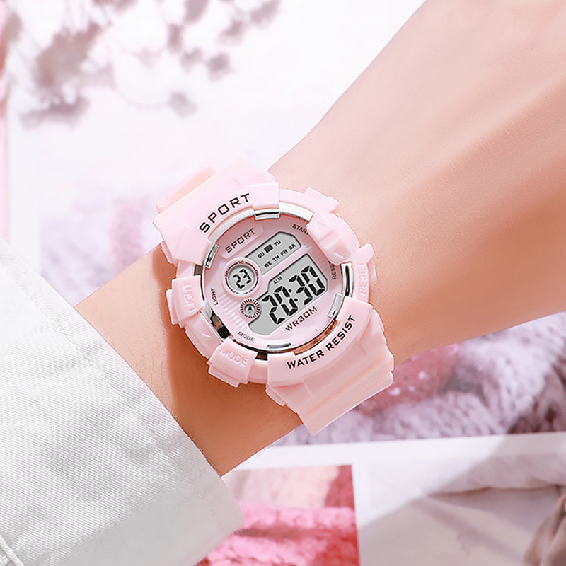 패션 키즈 시계 빛나는 방수 스포츠 디지털 시계 알람  - Smartwatch Watches For Kids 리뷰 및 가격