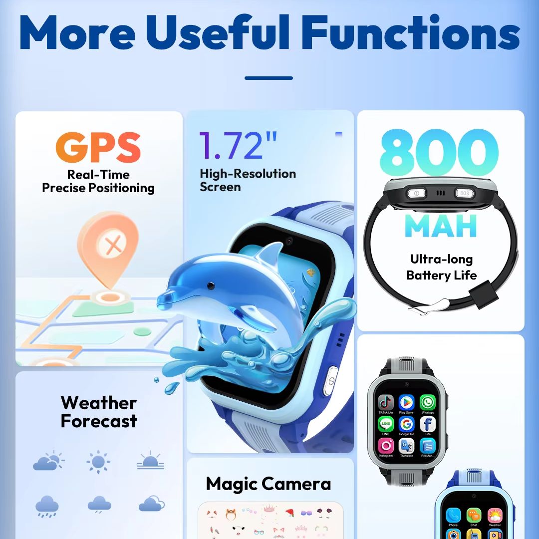 원렉스 4G 키즈 스마트워치 KT41 GPS 실시간 위 - Smartwatch Watches For Kids With Gps 리뷰 및 가격