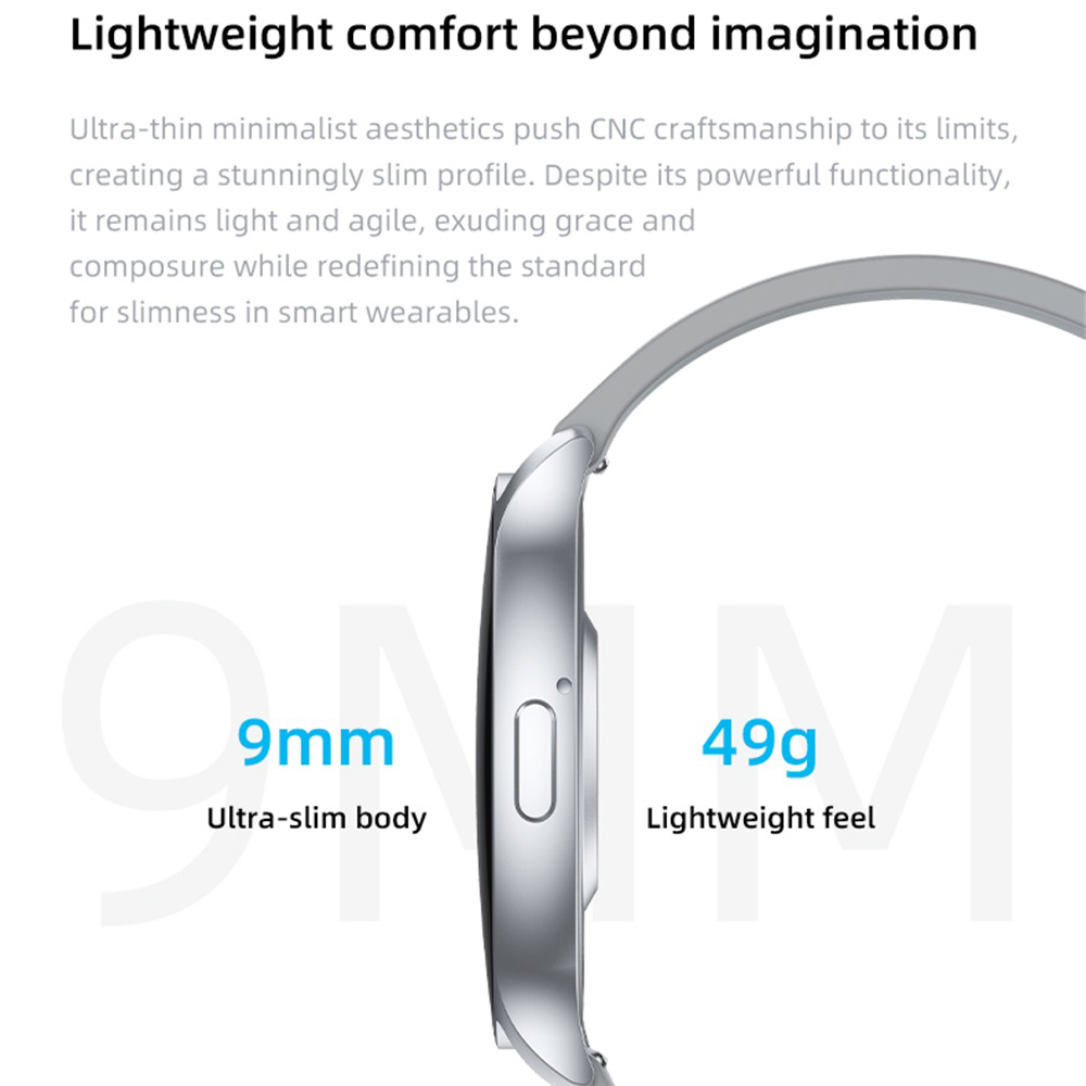 남성용 및 여성용 슬림형 1.32인치 AMOLED 스마 - Smartwatch Watches Price 리뷰 및 가격