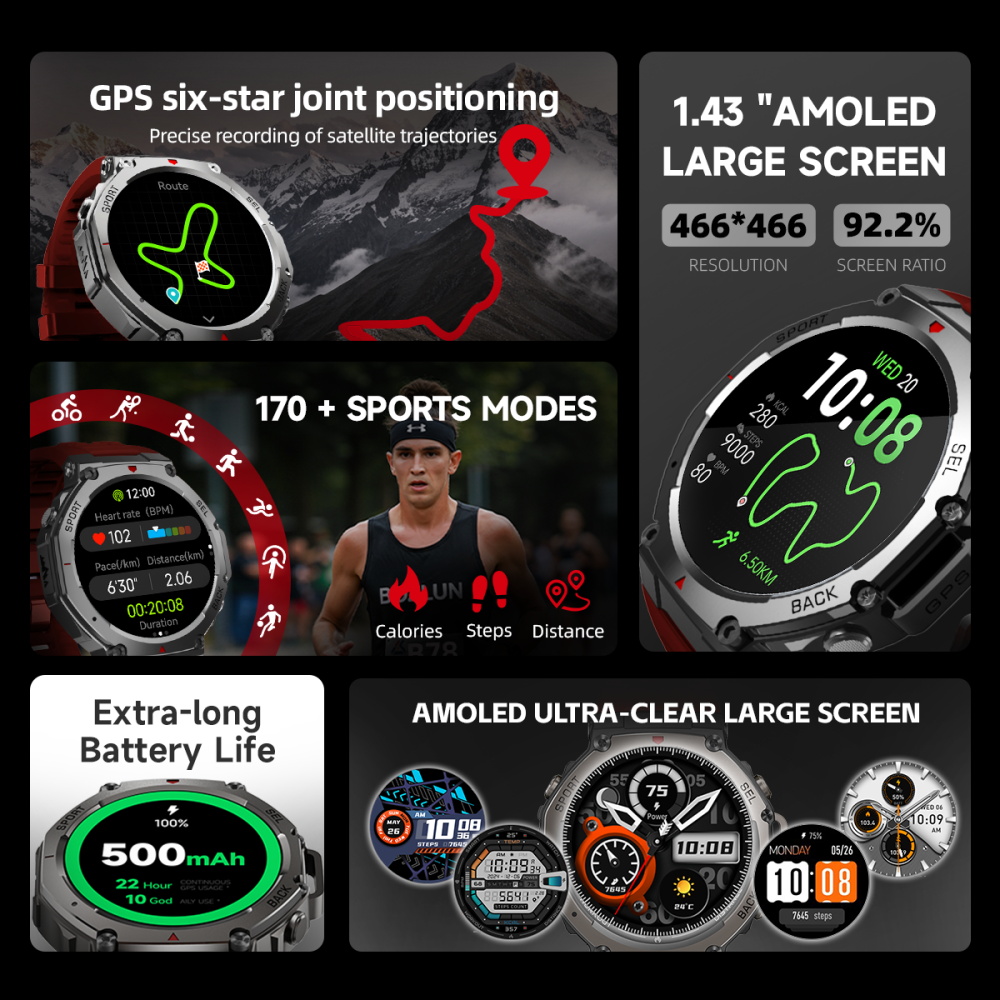 남성 여성을위한 SKMEI 군사 야외 스포츠 스마트 시 - Smartwatch Watches Price 리뷰 및 가격
