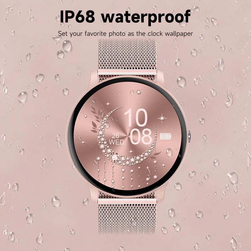 LIGE 블루투스 통화 스마트워치 여성용 맞춤형 다이얼 - Watches Ladies Smartwatch 리뷰 및 가격