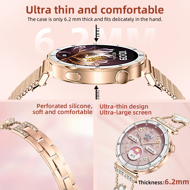 LIGE 새로운 여성용 스마트 시계 1.19인치 AMO - Smartwatch Watches Price 리뷰 및 가격