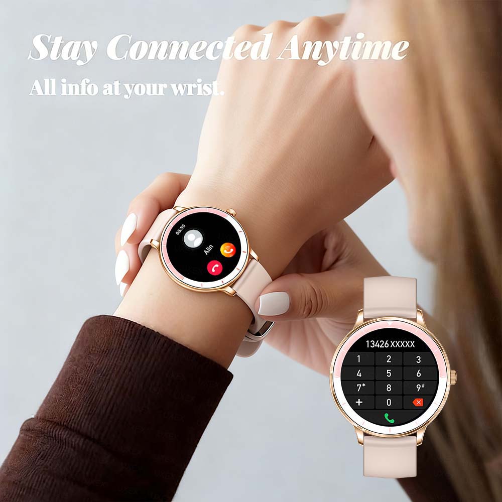 여성용 스마트워치 1.26인치 HD 화면 통화 가능 피 - Watches Ladies Smartwatch 리뷰 및 가격