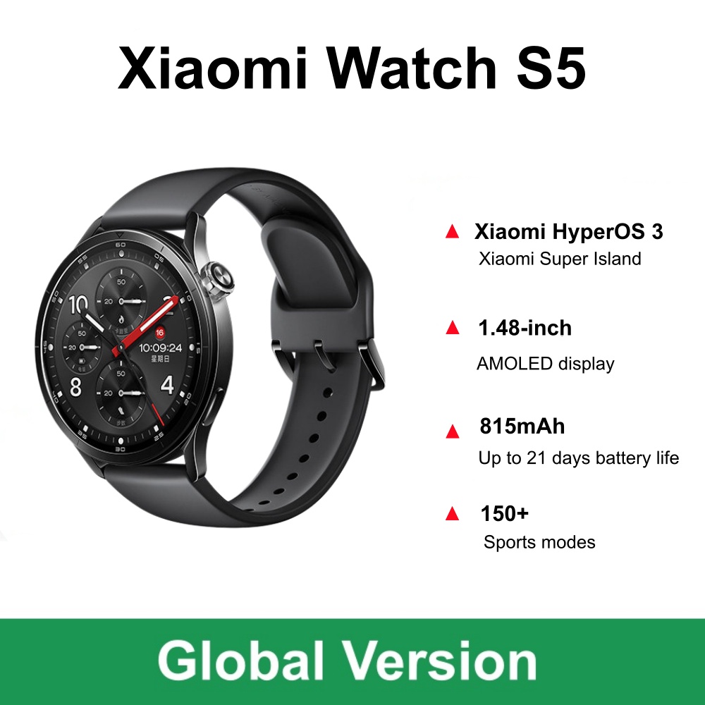 글로벌 버전 샤오미 워치 S5 스마트워치 1.48인치  - Timex Watches Smartwatch 리뷰 및 가격