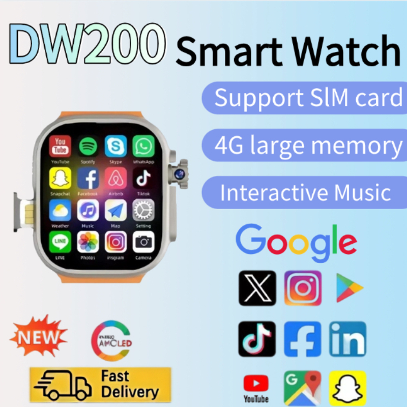 네트워크 지원 스마트워치 DW200, SIM 카드, 회 - Smartwatch Watches Price 리뷰 및 가격
