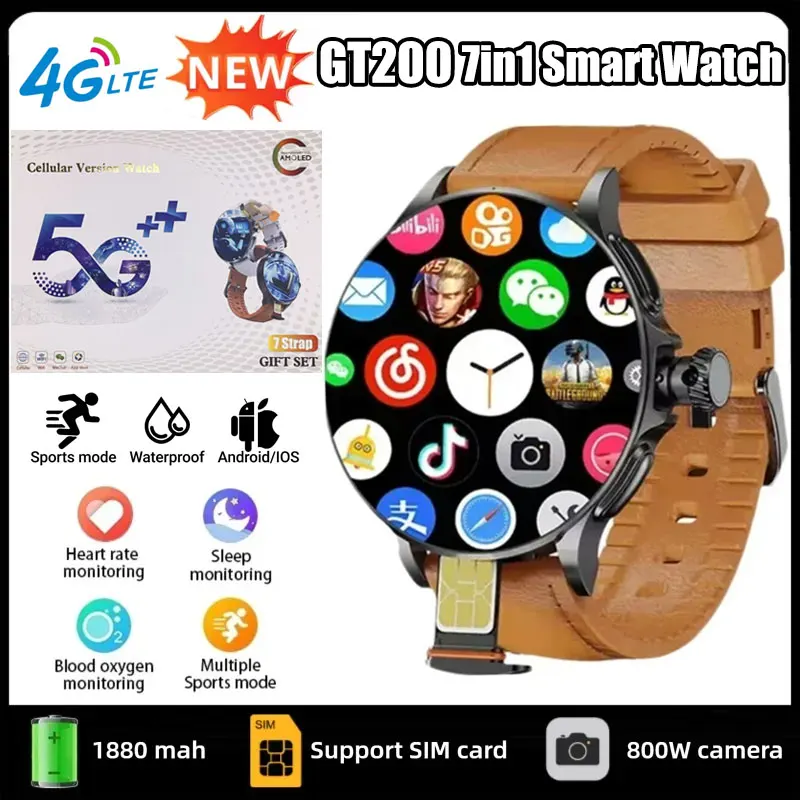 GT200 5G 스마트 워치, 1.95인치 AMOLED - Smartwatch Watches For Women With Gps 리뷰 및 가격